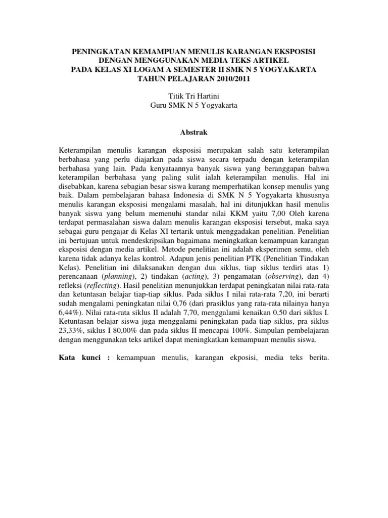 Contoh Teks Eksposisi Ilustrasi Beserta Gambar Hilustrasi