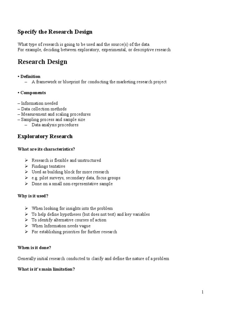 Qualities of Good Research Design Research Design Causality
