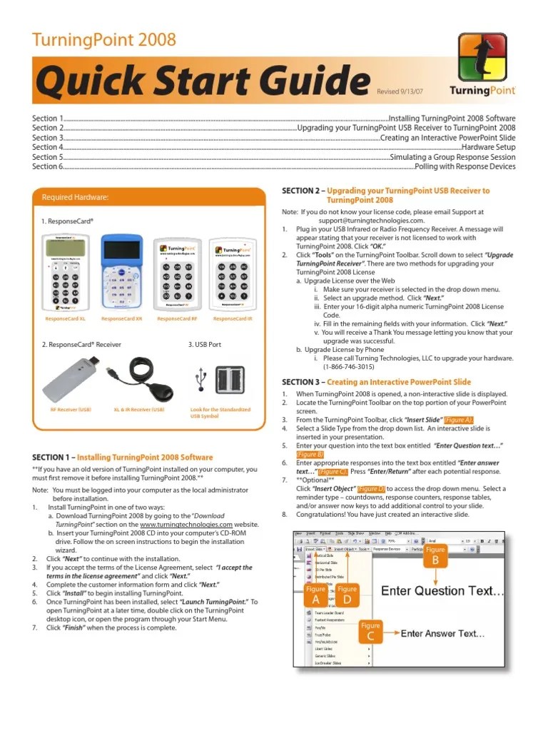Turning Point Clicker Quick Start Guide Digital & Social Media