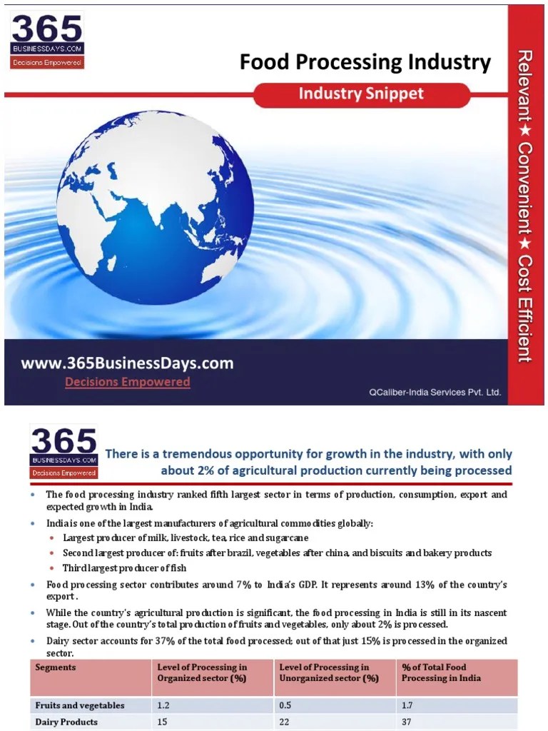Indian_Food_Processing_Industry_Snippet.pdf Food Processing Foods