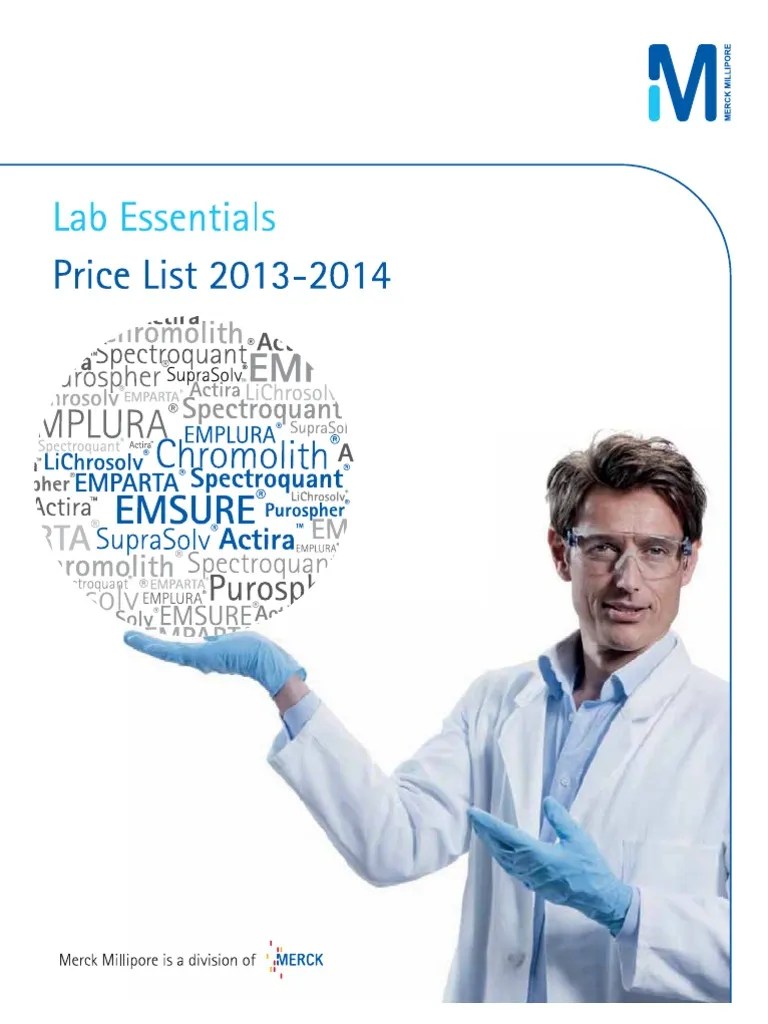 Lab Essentials Price List 2013 2014 PDF