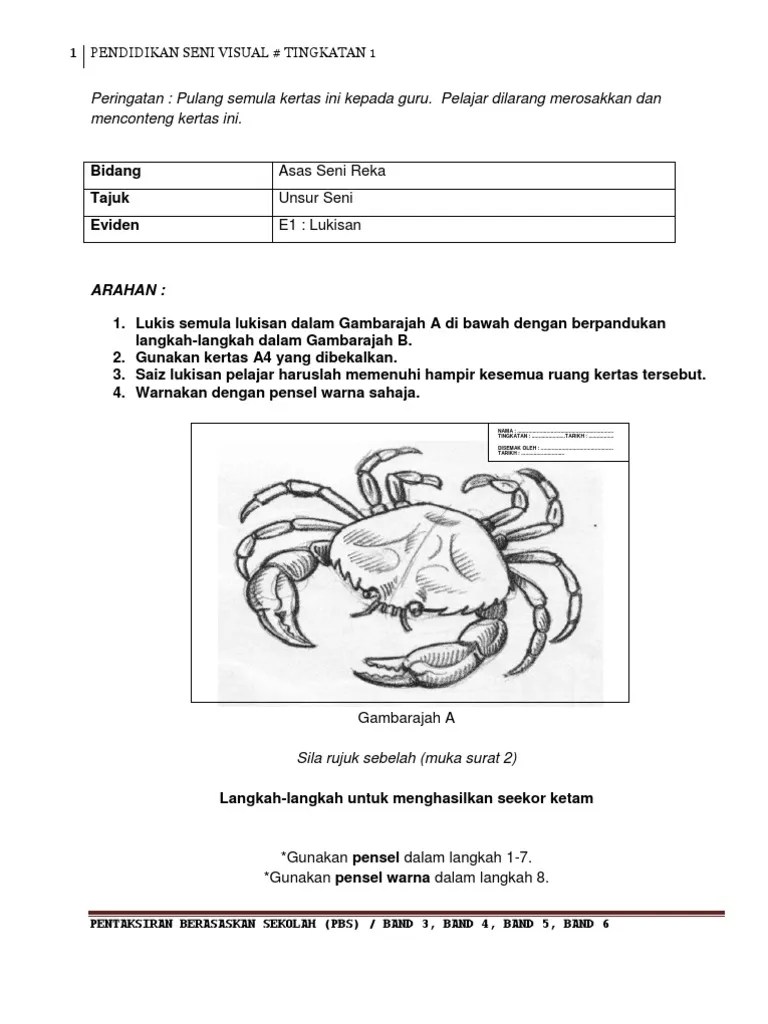 Contoh Soalan Pbs Pendidikan Seni Visual Tingkatan 2 Sample Site q
