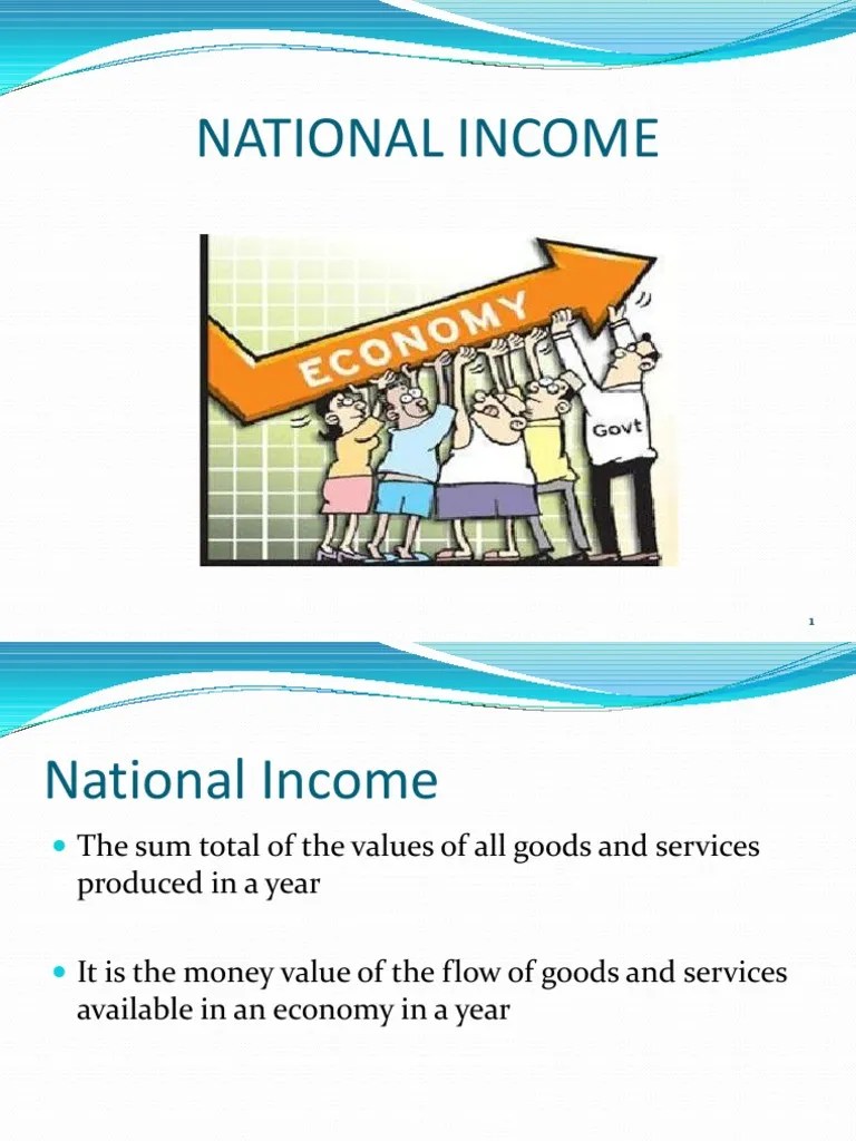 National determination.ppt Measures Of National And