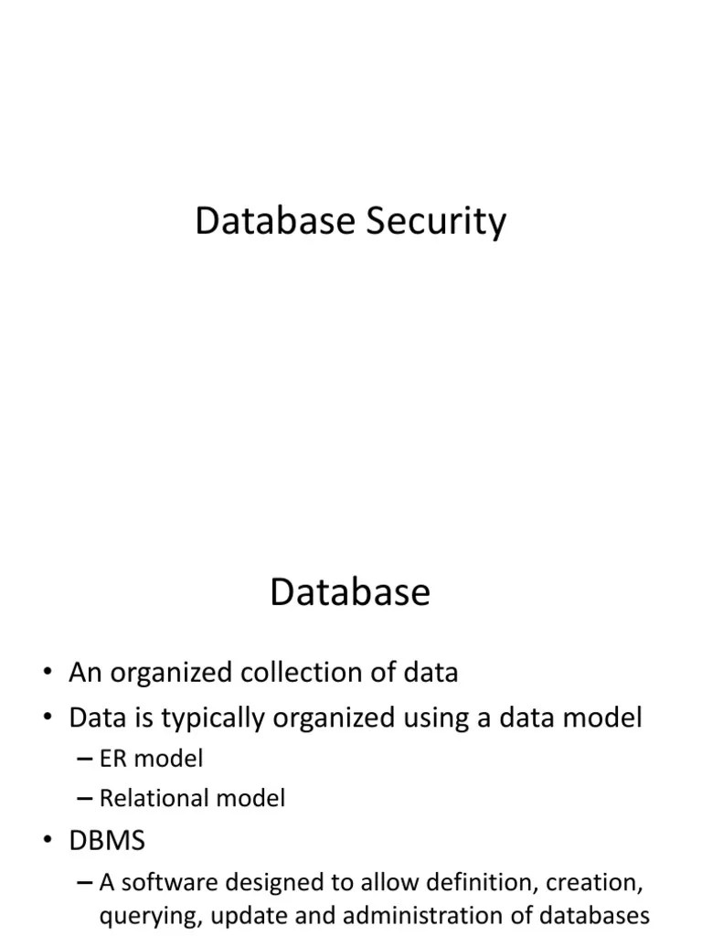 A Comprehensive Guide to Database Security Policies and MultiLevel Security Models PDF