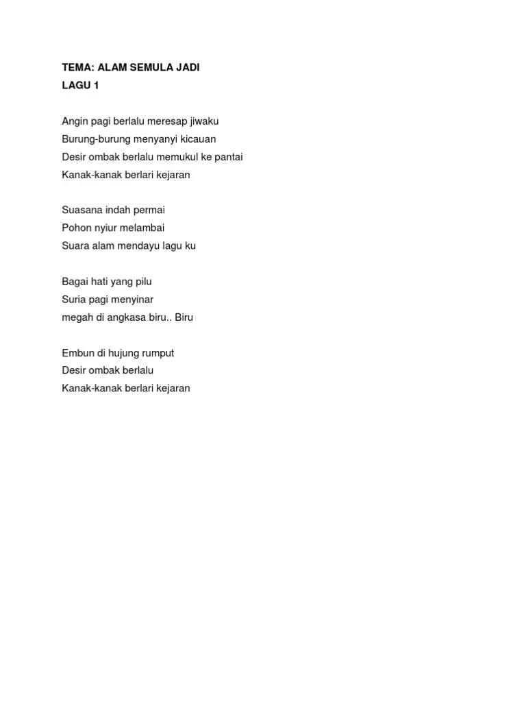 Titisan Embun Pagi Lirik