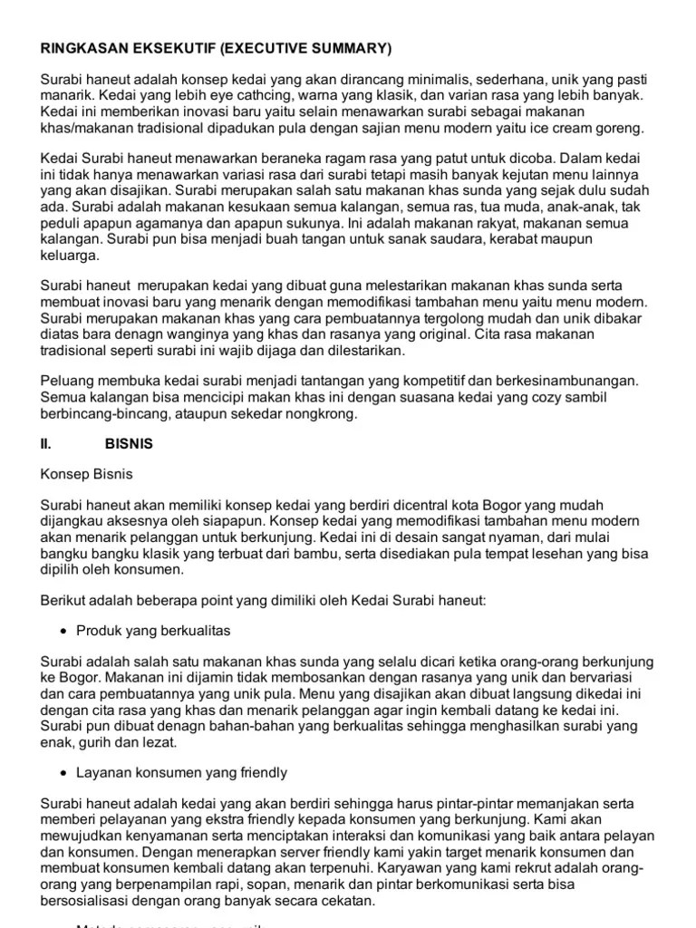 Contoh Proposal Usaha Ice Cream Goreng retorika