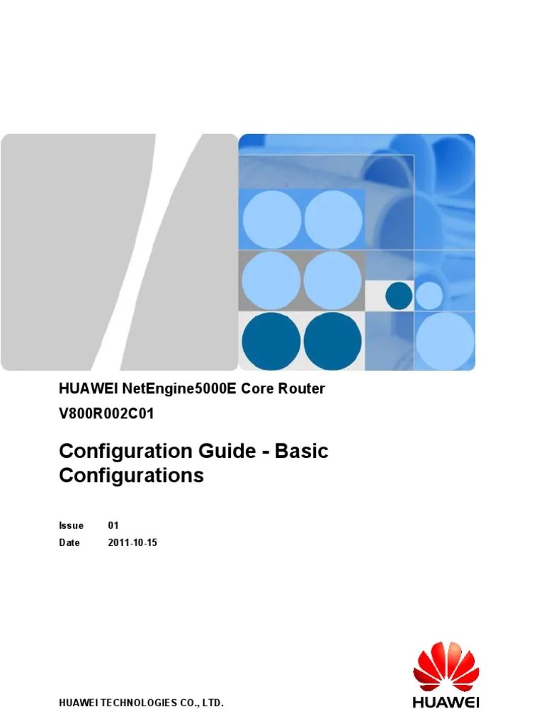 Huawei Basic Configuration Guide for Routers File Transfer Protocol