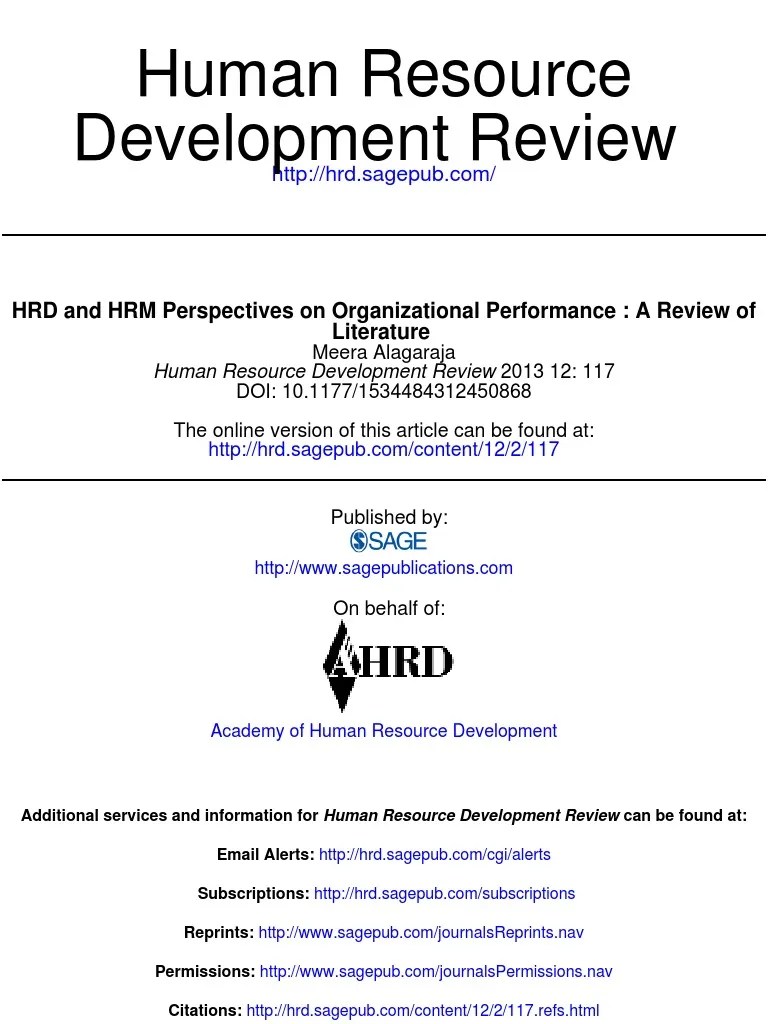 Human Resource Development Review2013Alagaraja11743.pdf Human