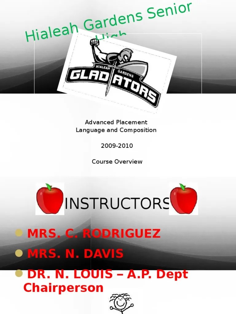 AP Language and Composition