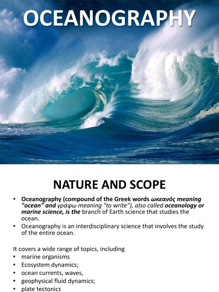 Oceanography Oceanography Oceans Free 30day Trial Scribd