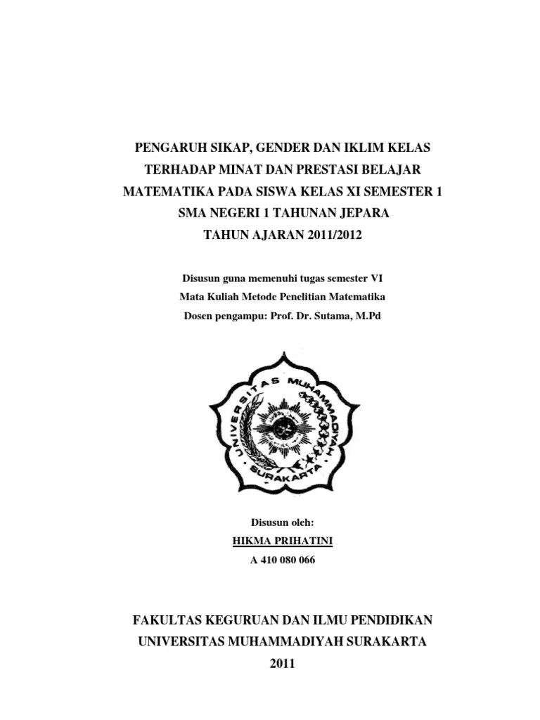 16 Skripsi Kualitatif Pendidikan Pdf