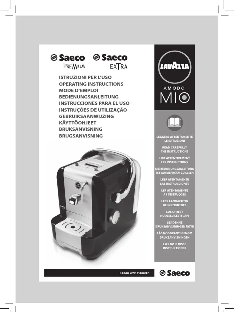 Lavazza a Modo Mio Manuale