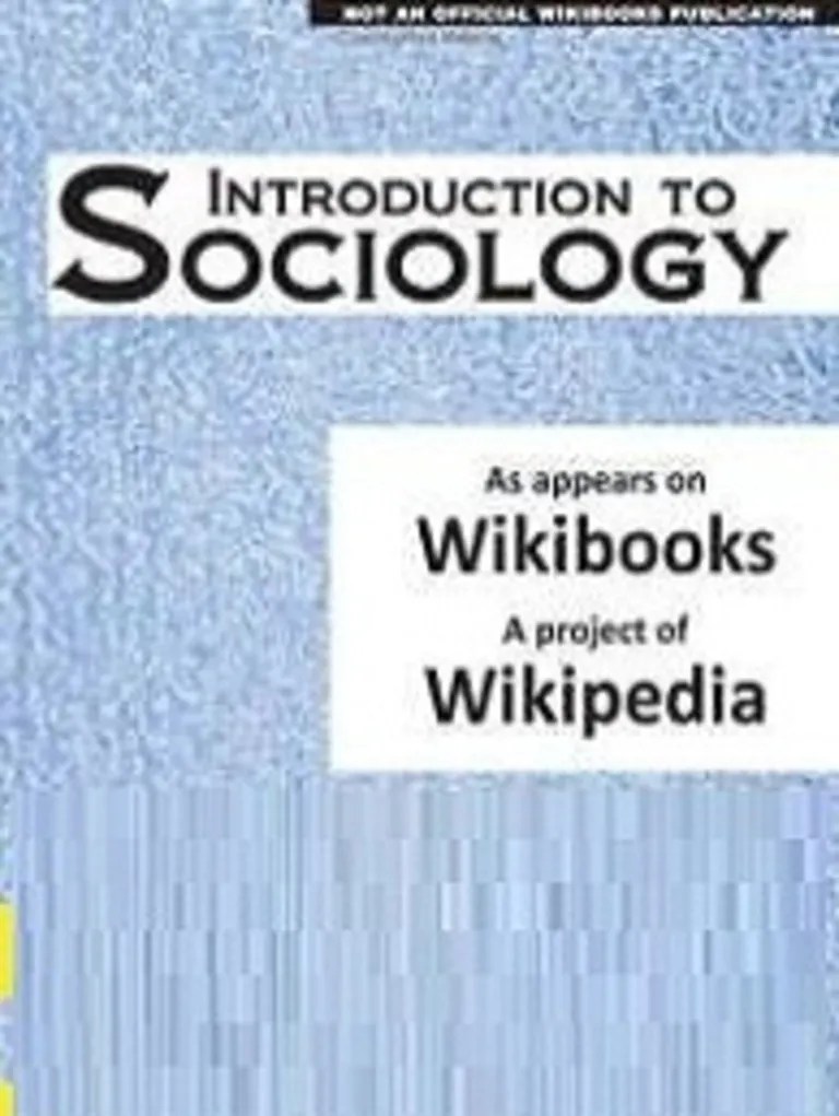 Introduction to Sociology Wiki Book Version 2012
