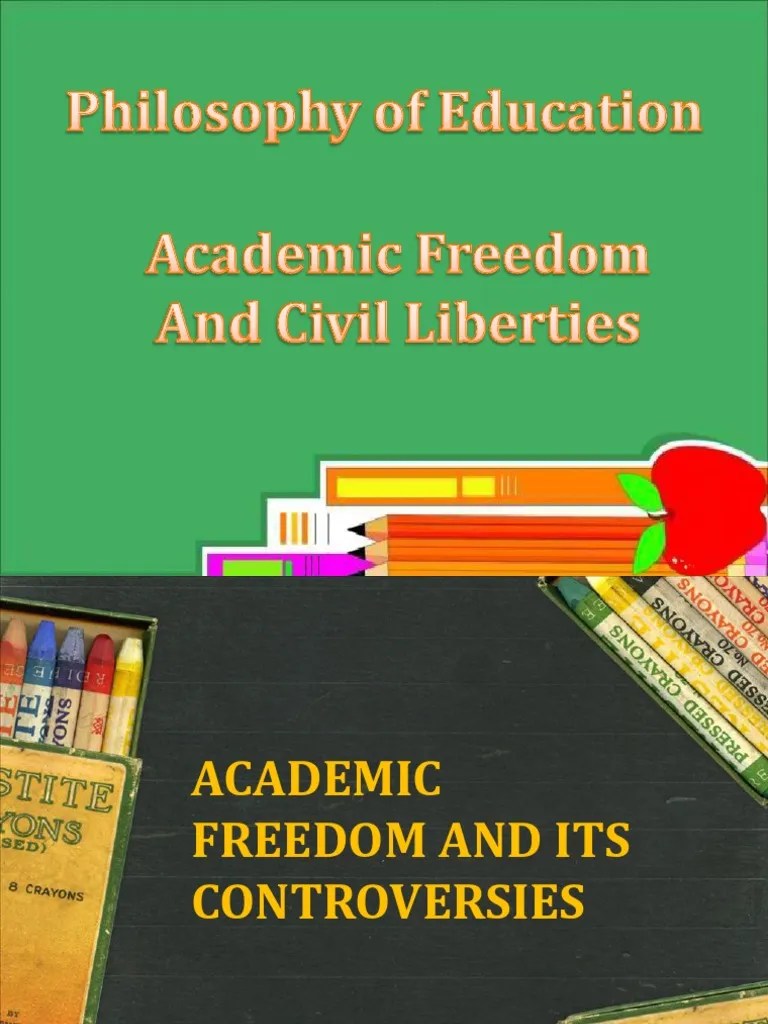 Academic Freedom and Civil Liberty in Education PDF Academic