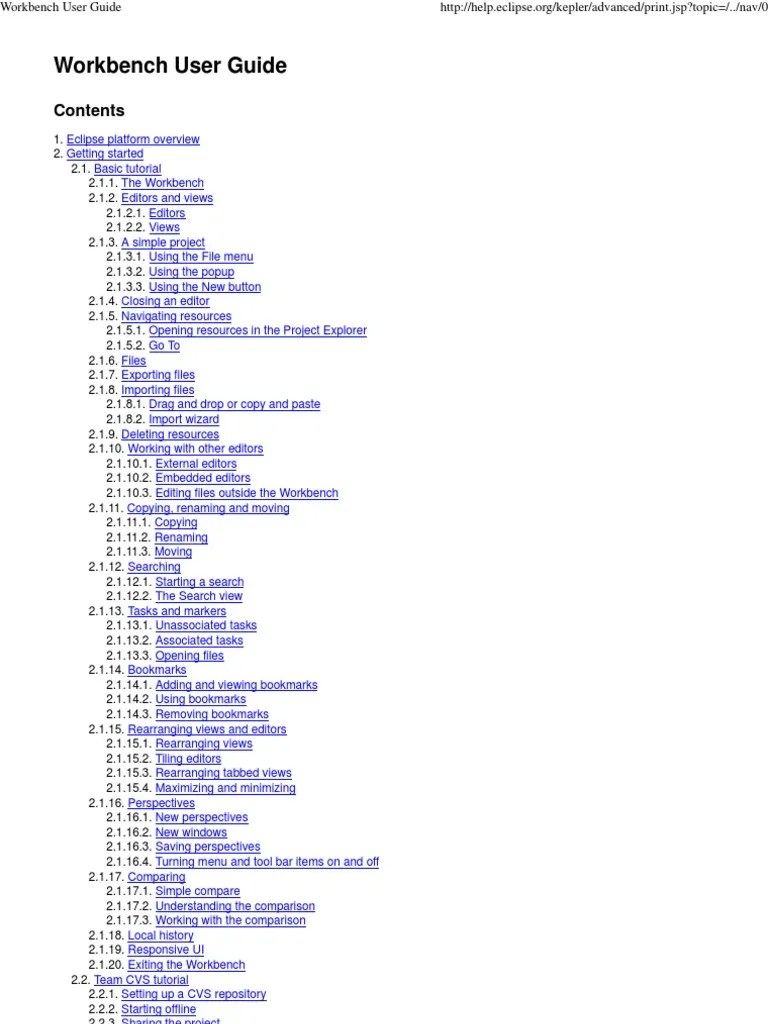 Workbench User Guide | PDF | Version Control | Computer File
