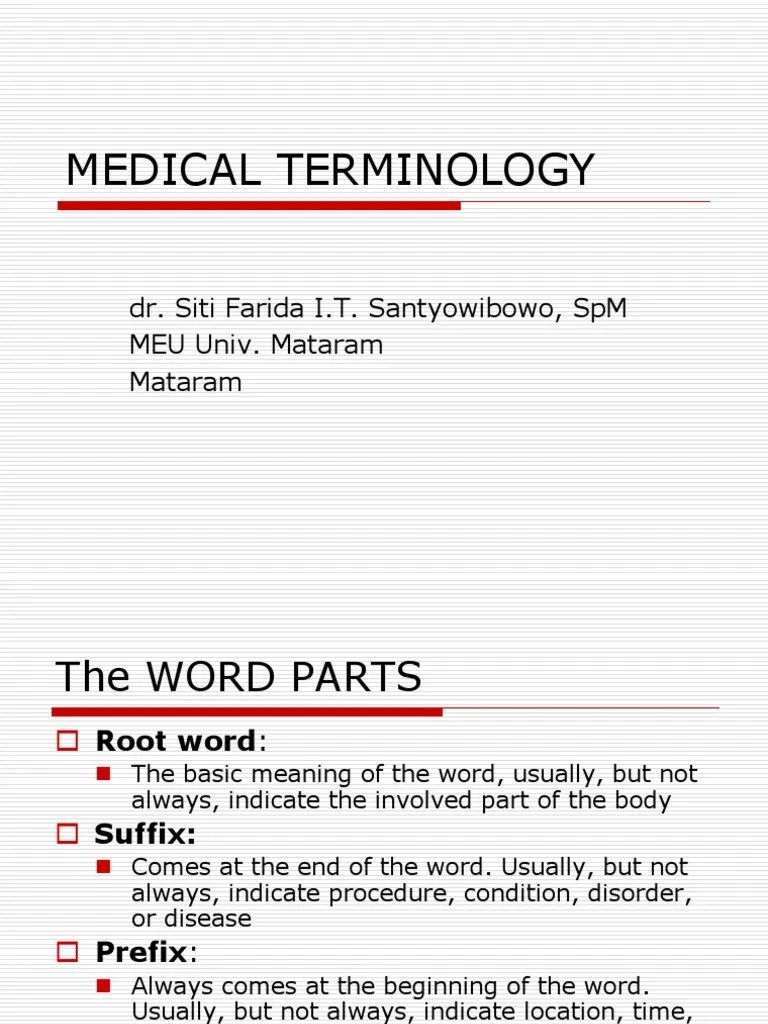 Medical Terminology Anatomy Health Sciences