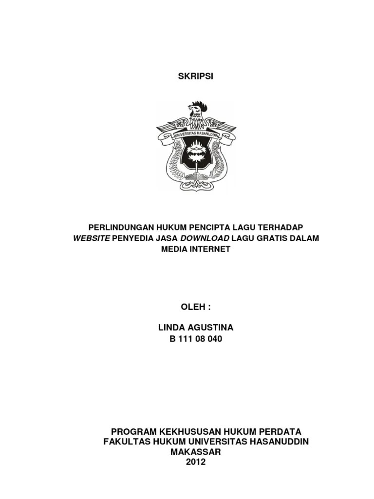 Contoh Proposal Skripsi Hukum Perdata Bisnis Pdf Kumpulan Berbagai