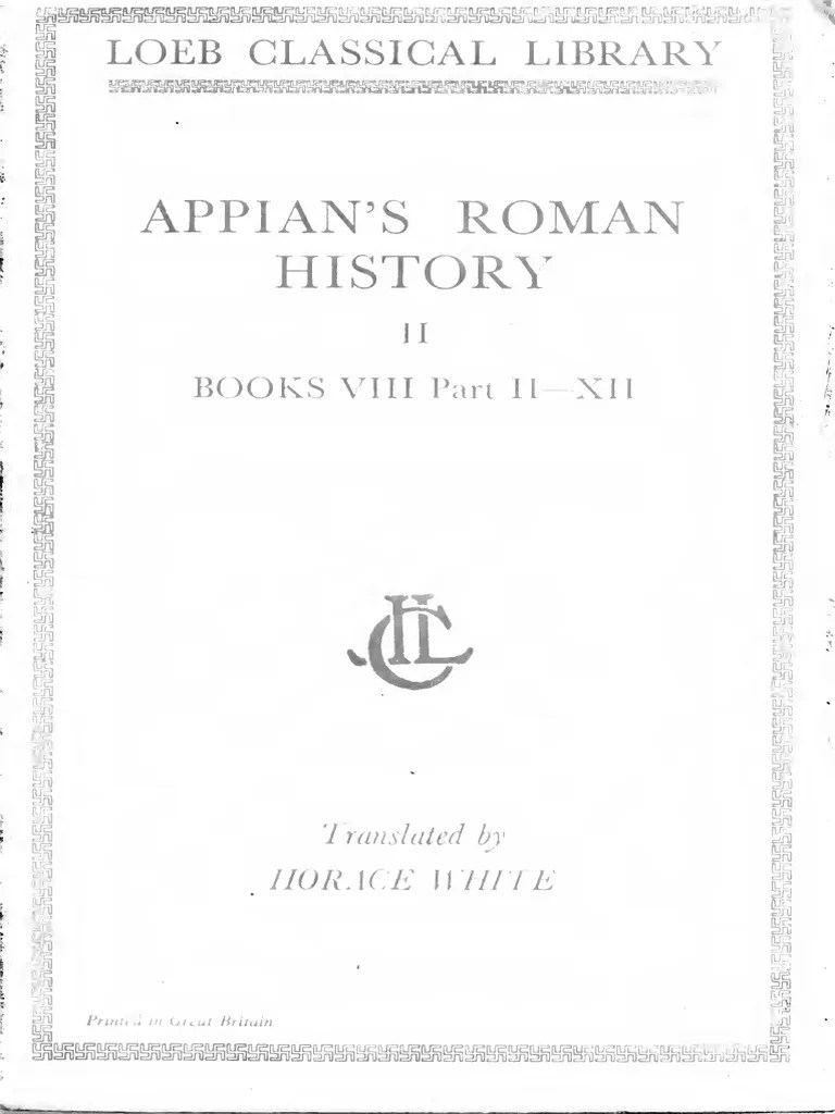 Appian Roman History Macedonia (Ancient Kingdom) Ancient Peoples