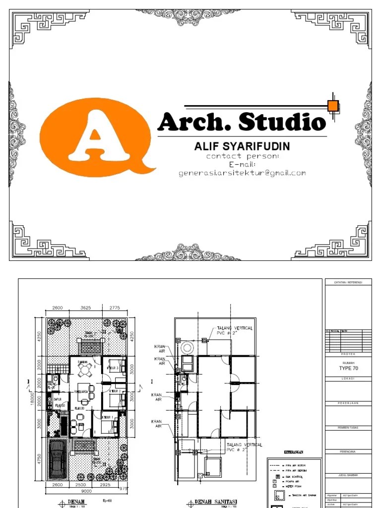 41+ Download Denah Rumah Type 45 Pdf