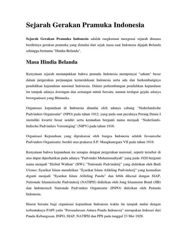 Sejara Pramuka - Blog Materi Pramuka