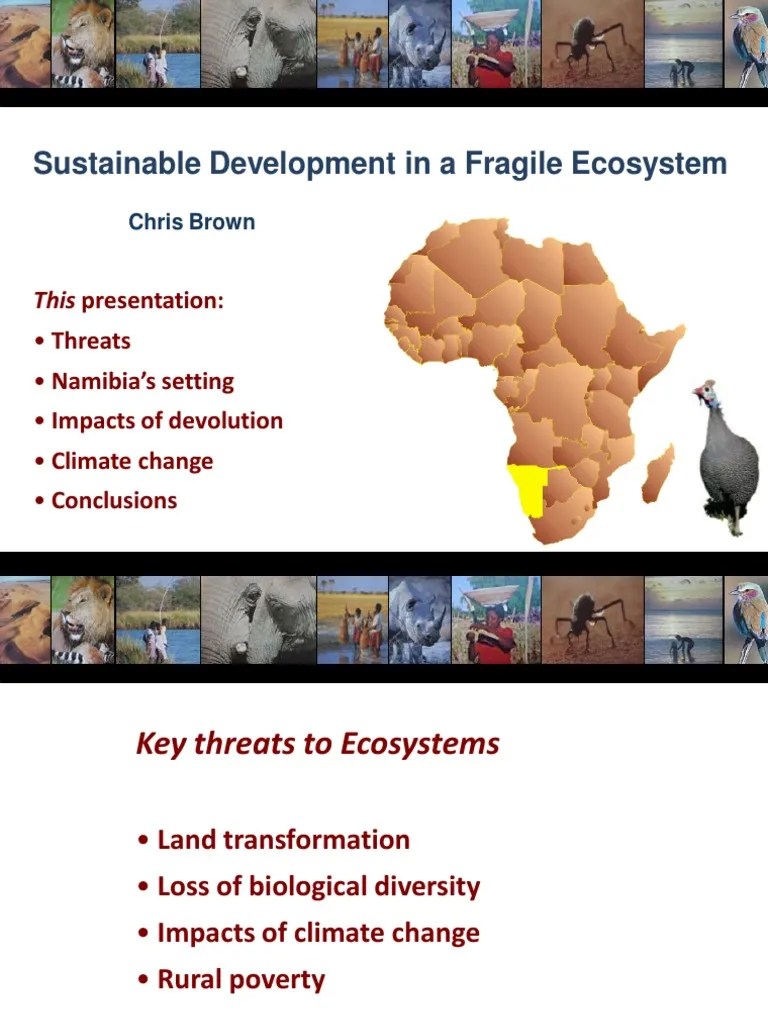 Sustainable Development in Fragile Ecosystem by Chris Brown PDF