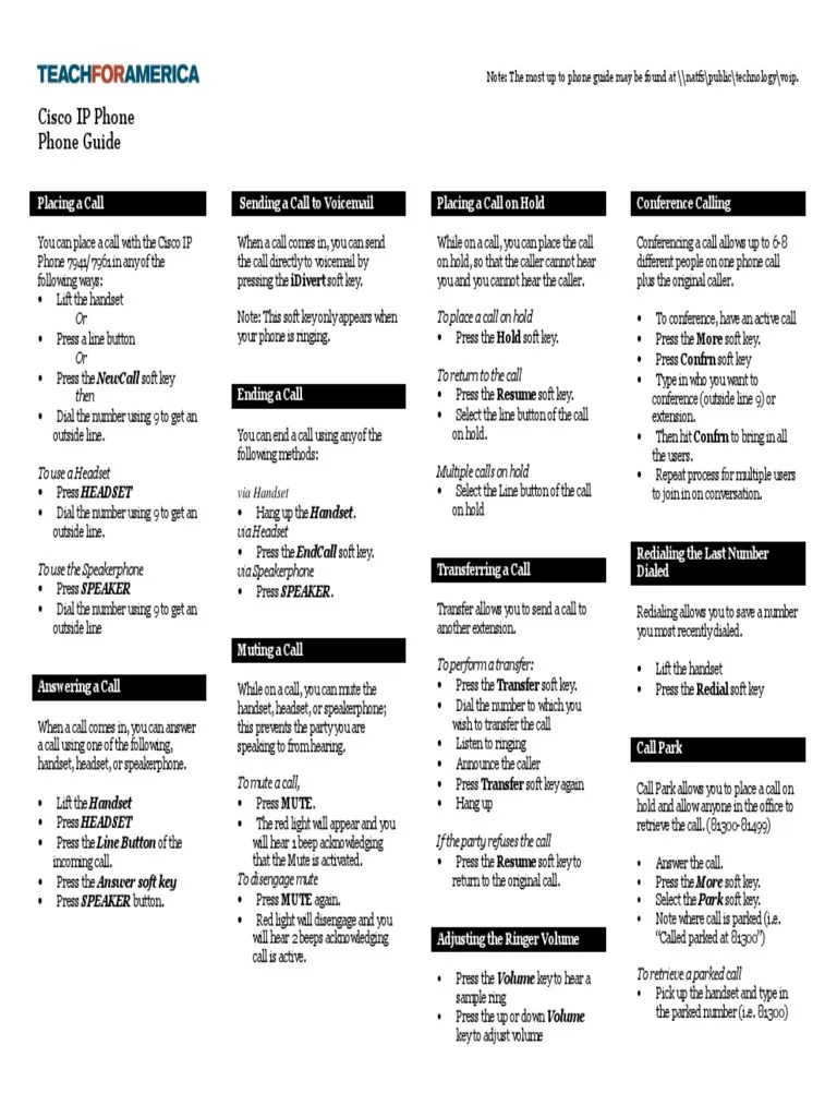 Cisco Phone 1 | PDF | Telephone | Voicemail