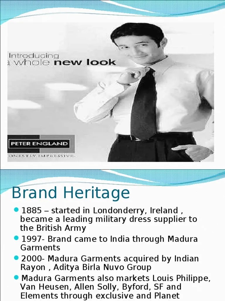 Peter England Brand Economies