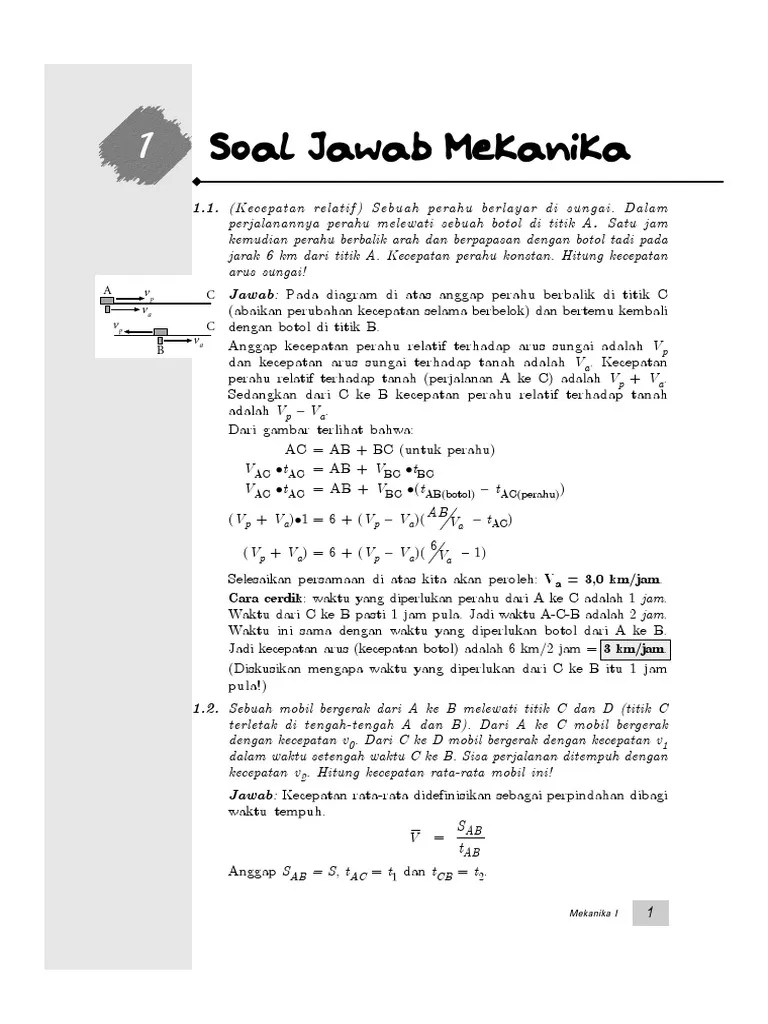 soal dan pembahasan olimpiade fisika