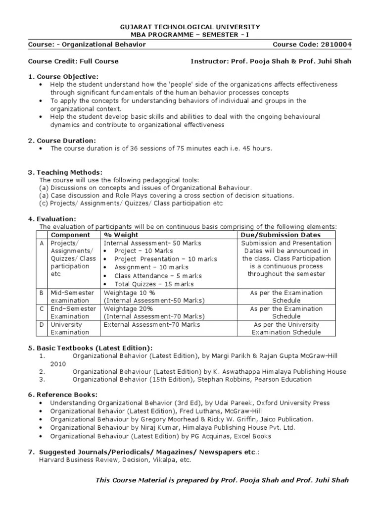 Syllabus OB NRIBM 201315 Leadership Leadership & Mentoring Free