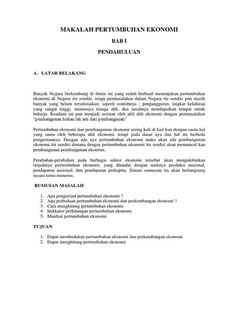 Cara Menghitung Pertumbuhan Ekonomi - Berbagi Informasi