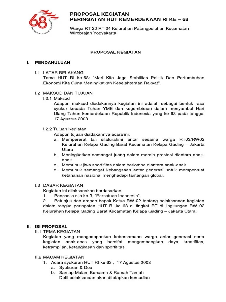 Proposal Hut Ri | PDF