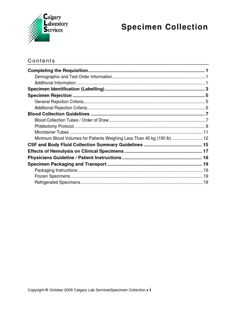 Specimen Collection Cytopathology Patient