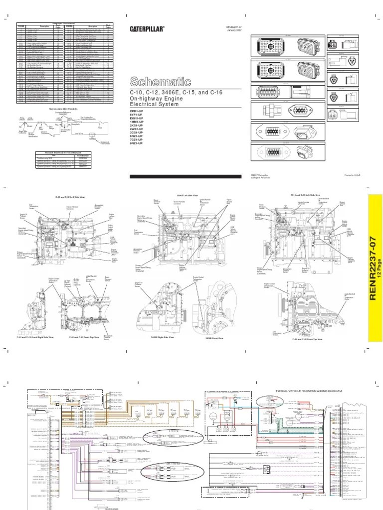 Caterpillar Engine Wiring Diagram - 9g7641 Switch Group Start Engine