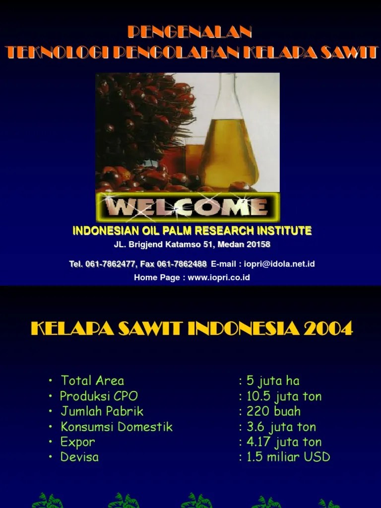 Teknologi Pengolahan PKS