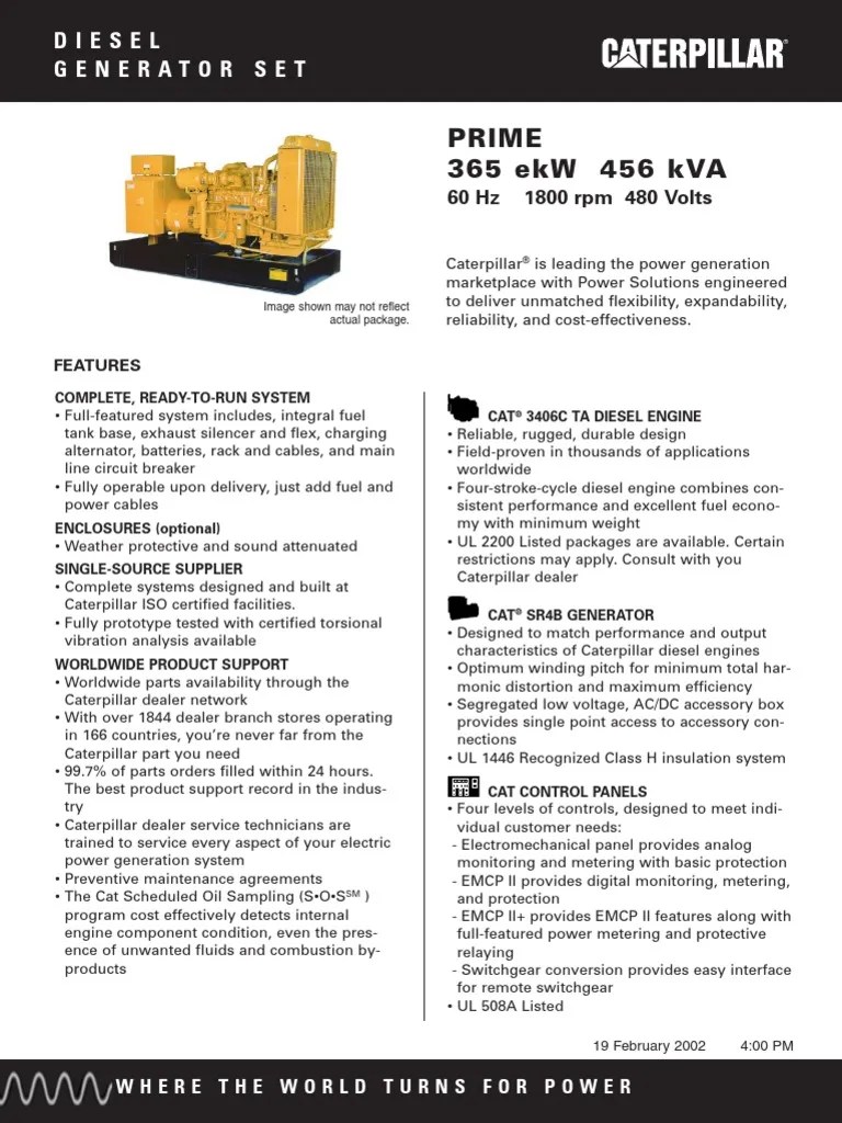 Caterpillar 3406 | PDF | Diesel Engine | Engines