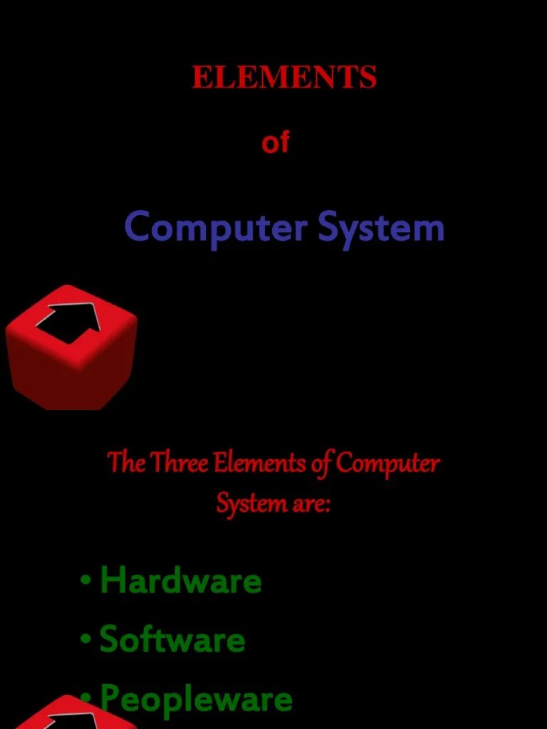 Elements of Computer System PDF