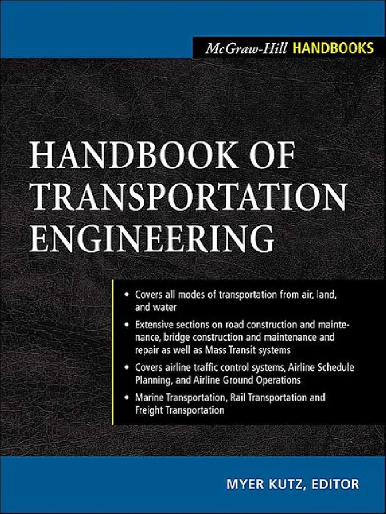 Handbook of Transportation Engineering