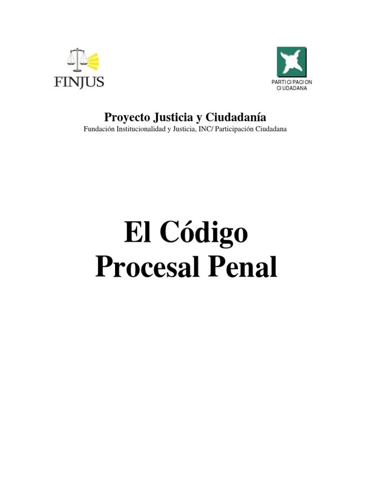 Codigo Procesal Penal Dominicano Analizado Procedimiento Criminal