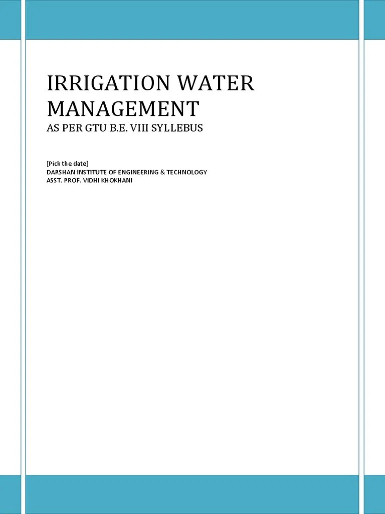 Drip IRRIGATION SYSTEM | PDF | Irrigation | Soil