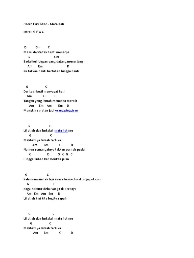 Chord Erry Band | PDF