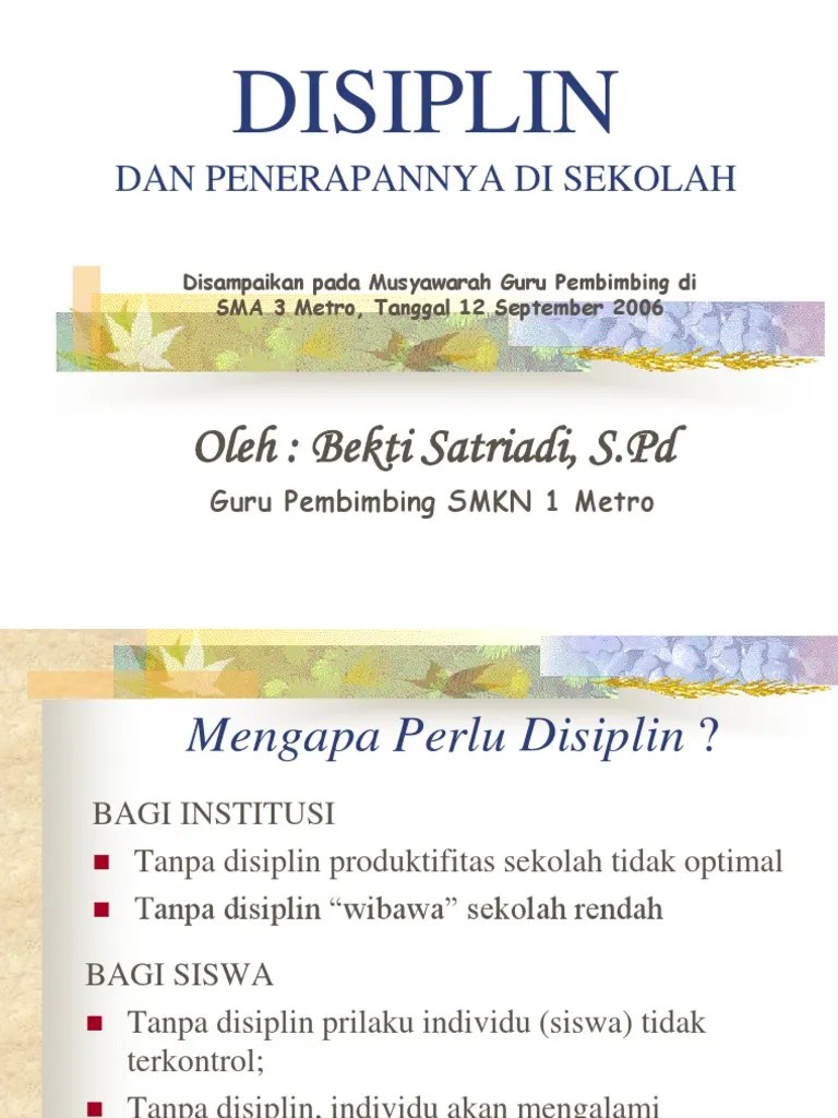 PENGERTIAN DISIPLIN.ppt