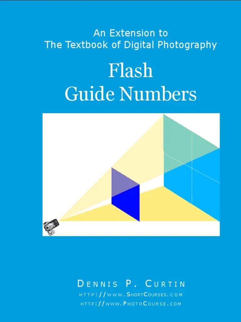 Flash Guide Numbers PDF Imaging Optics