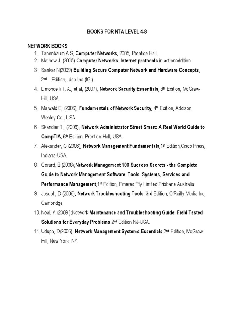 BOOKS FOR NTA LEVEL 4.docx Multimedia Science And Technology