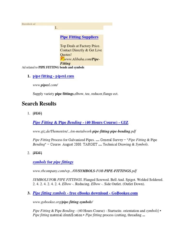 An Overview of Pipe Fitting Symbols, Standards, and Suppliers PDF