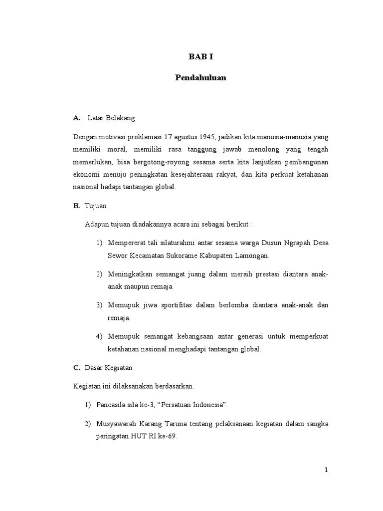 Proposal 17 Agustus | PDF