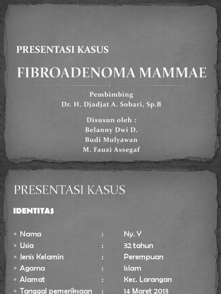 FIBROADENOMA MAMMAE.ppt