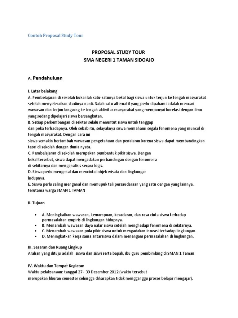 Proposal Study Tour 2 PDF