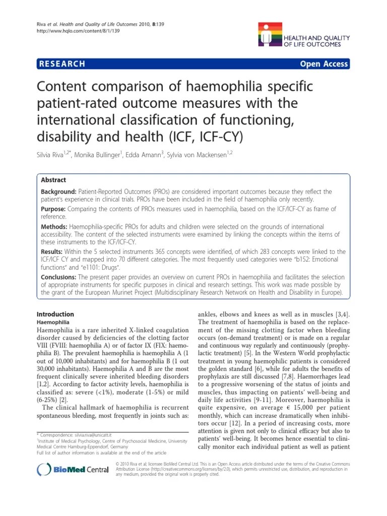 JURNAL SISTEM IMUN.pdf Psychometrics Haemophilia