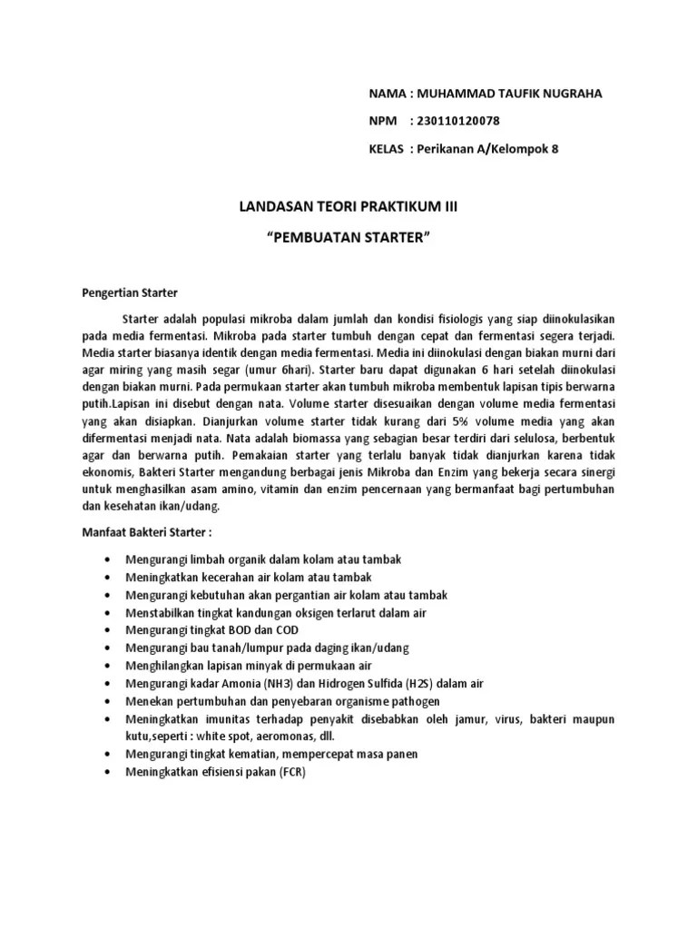 Pengertian Starter PDF