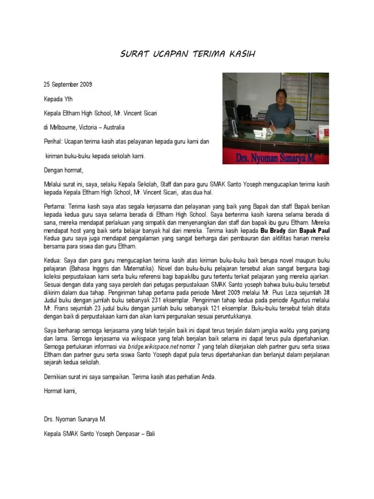 Contoh Ucapan Terima Kasih Untuk Guru Tk – Berbagai Contoh